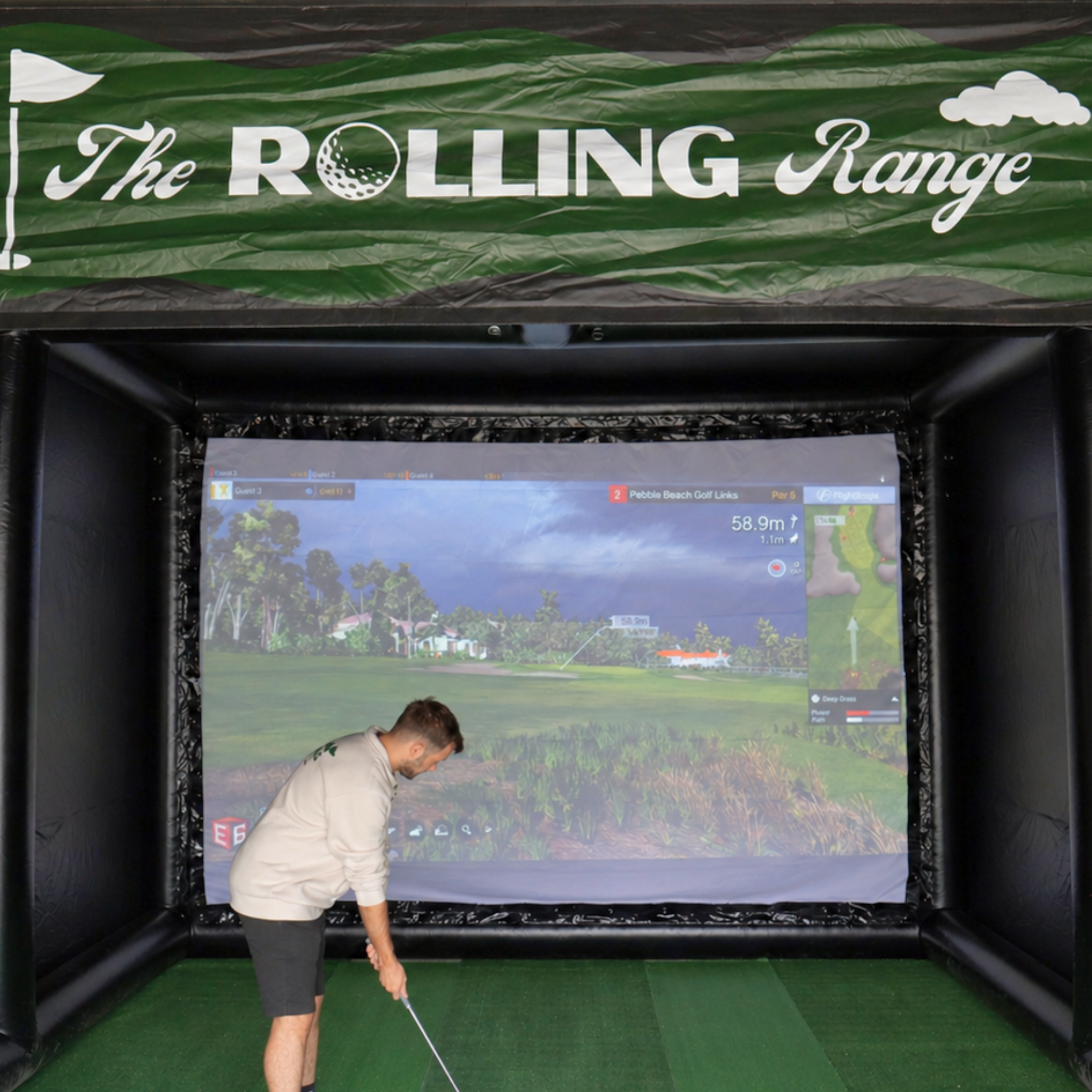Mobile Golf Simulator Hire